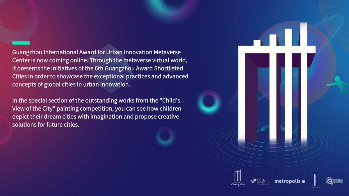Step into the future of urban innovation! 🌆✨ Explore the Guangzhou International Award for Urban Innovation Metaverse Center, where the top initiatives of the 6th @GuangzhouAward are showcased in a virtual space. 🌐 Discover cutting-edge practices from cities worldwide and…