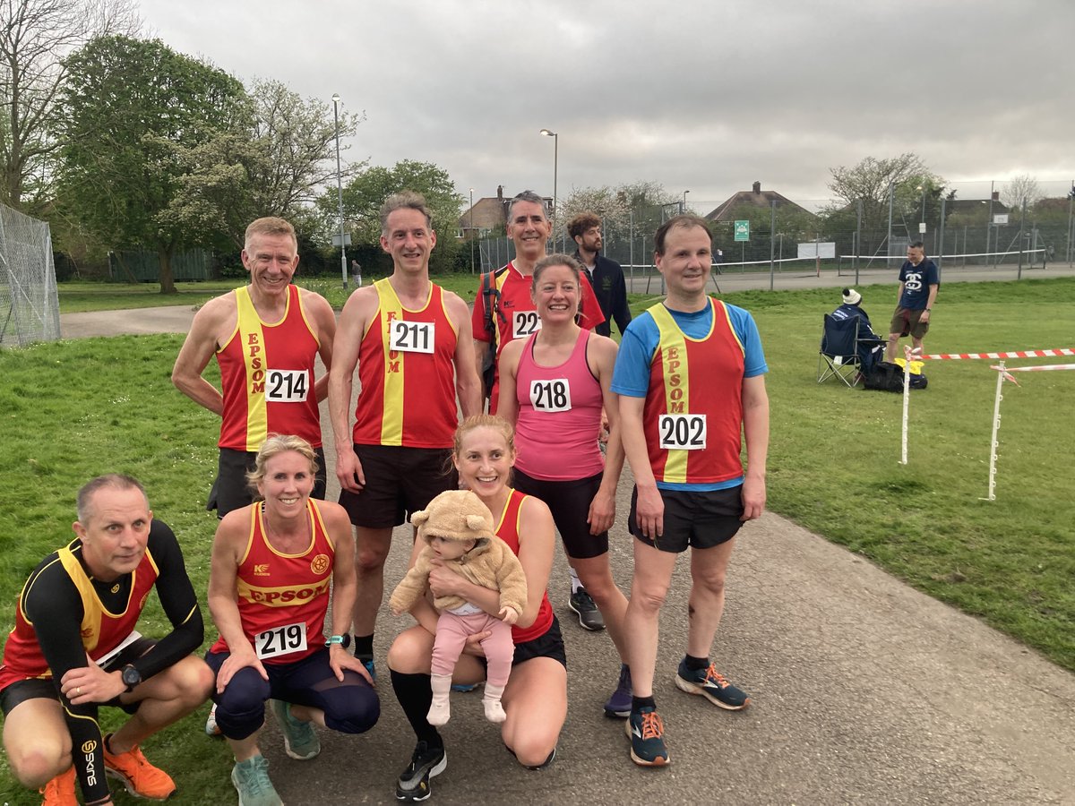 Always good to be out racing with the #Epsomandewell team. This time in the East #Surrey League, at the Harrier Centre. Despite the ridiculous midges along the Hogsmill, it was a great race! And we have our youngest recruit yet!