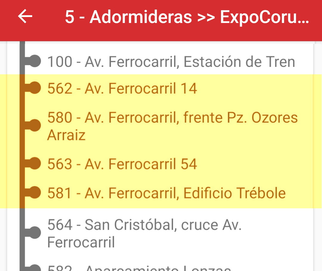 BlogBusurbano's tweet image. ⁉️Ojo! ¿Nadie sabe ni informa en tiempo y forma sobre la "presunta" alteración de la #Lín5 de @TranviasCoruna por el corte de la Av. del Ferrocarril en sentido #Lonzas desde este lunes 16/04?

La causa: obras de la
#EstaciónIntermodal

Habría paradas anuladas,
las 3 de ese tramo: