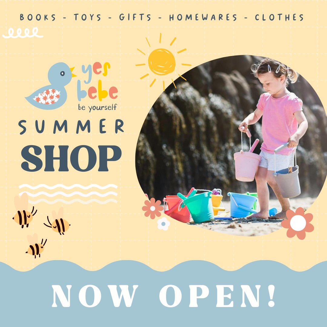 ☀️🌿Our Summer Shop is officially open, brimming with sunny delights and seasonal treasures to make your days brighter. 

🛒 yesbebe.co.uk/collections/su…

#Yesbebe #Weloveyesebe #YesBebeSummerShop #SummerFun #scandikids #kidstoys #kidsessentials
