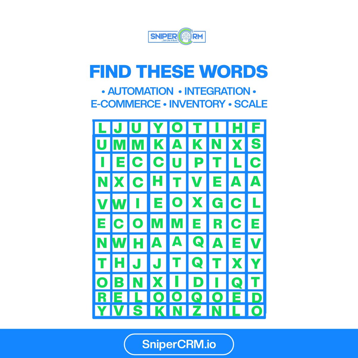 Someone said easy peasy🤔 Let’s find out 
.
.
How many could you find? Was it easy? 
.
.
Tell us in the comment section⬇️
.
.
#snipercrm #wordsearch #ecommerceterms #inventorymanagement #crm #scaleandmanage