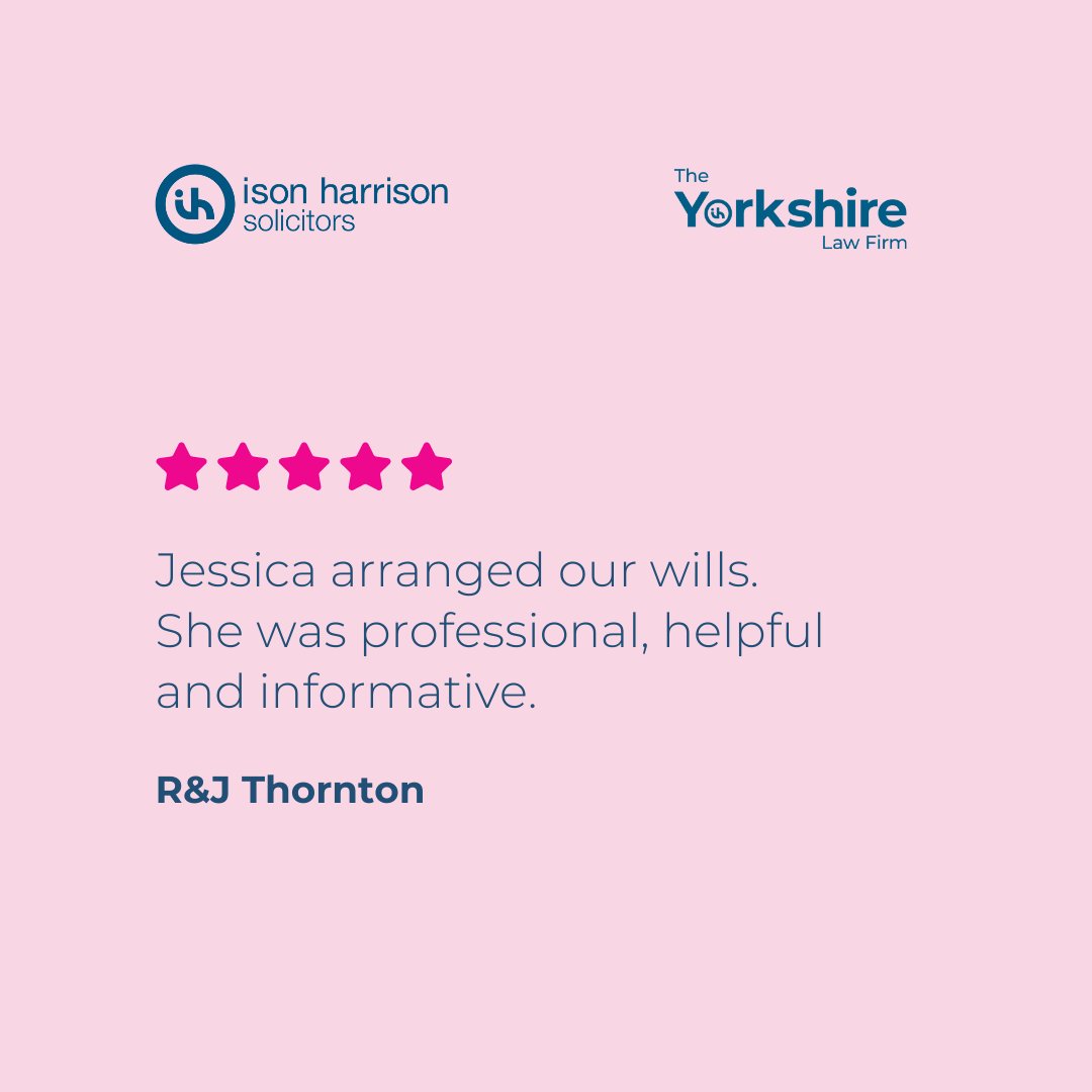 A 5-star review for our will writing services! ⭐️⭐️⭐️⭐️⭐️ Can we help you with your wills? 📝 Get in touch with our team today: isonharrison.co.uk/our-services/w…