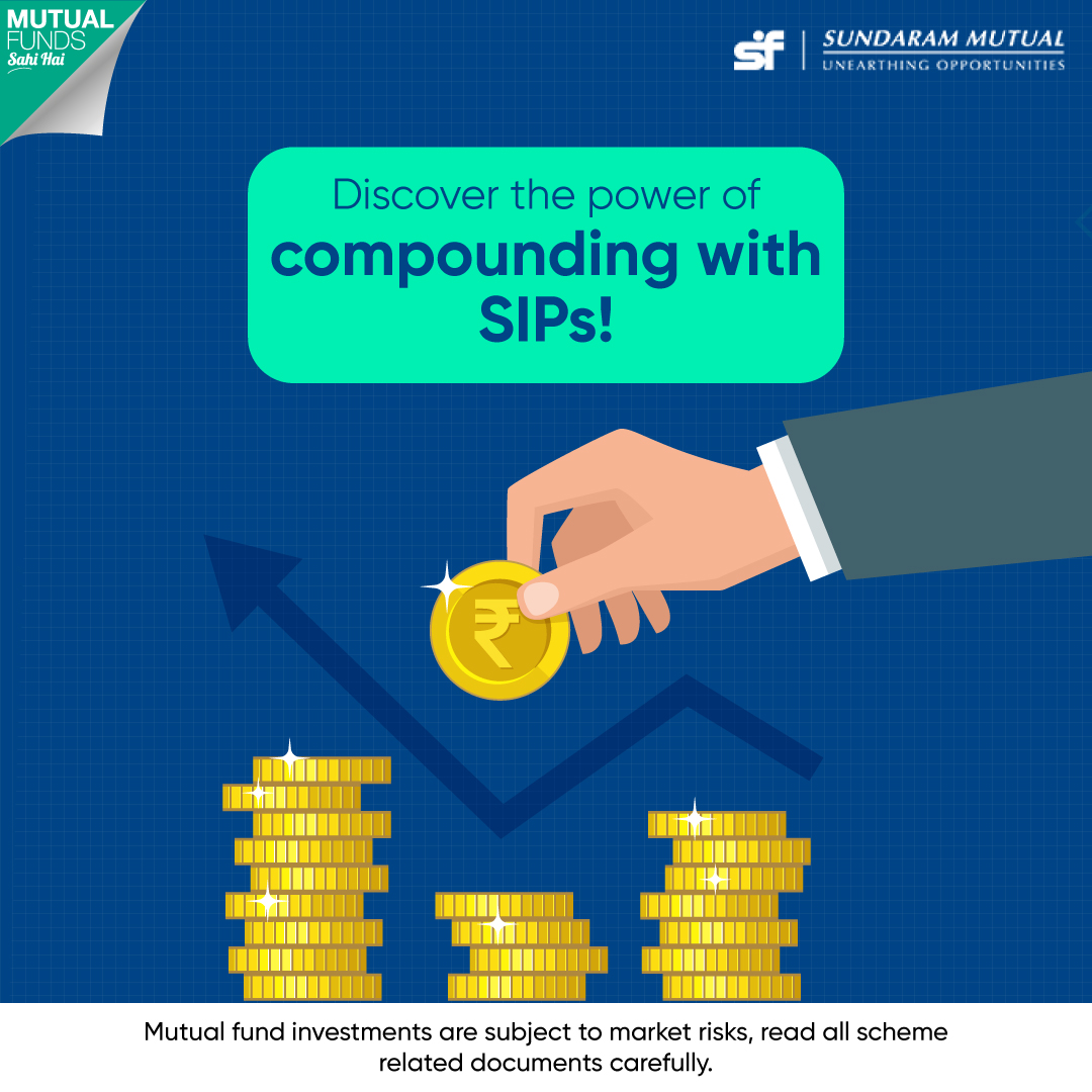 Discover the power of compounding with #SIPs! Start a long-term savings habit today and watch your investments grow over time. Learn more: youtu.be/dWP0qG-W00c @SundaramMF @MD_SundaramMF #SundaramMutual #SIPEducation #PowerOfCompounding