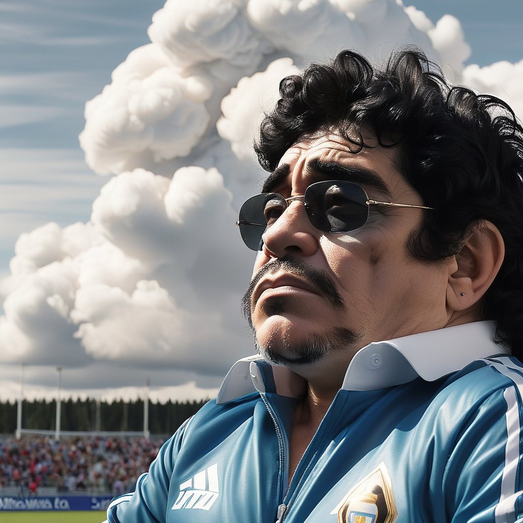 Tekoälylle annettiin tehtävä; Diego Armando Maradona seuraa taivaasta Suomen Cupin 3;n kierroksen ottelua VG-62 vs FC Jazz.