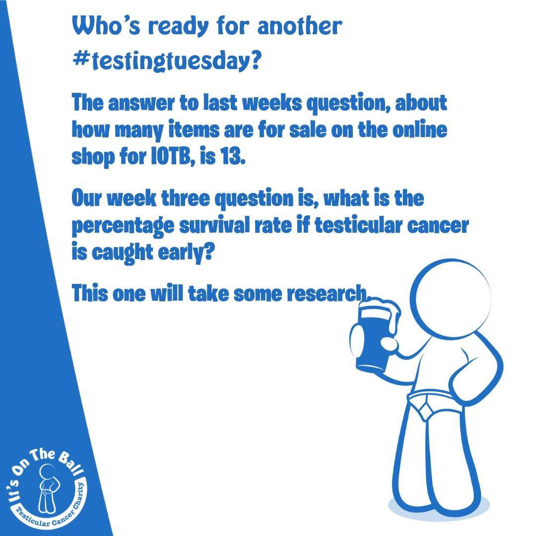 Testing Tuesday Part 3! #testicularcancer #testicularcancerawarenessmonth #educate #education #checkyourself #health #campaign #allmonth #daily #dailypost #tobi #cancer #fighter #survivor #quiztime #doyouknow #question