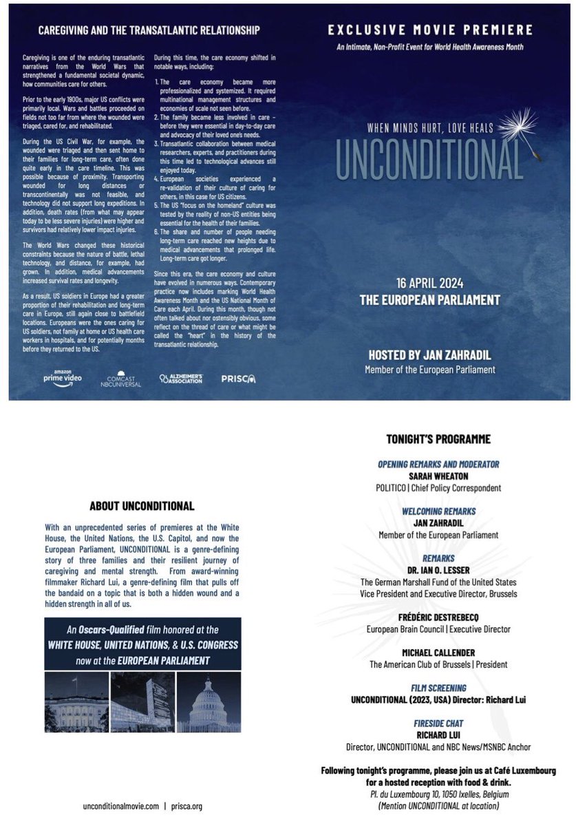 This is going to be great! Today in #EP. Thank you, @RichardLui, @POLITICOEurope, @gmfus and all other participating institutions. Honored to host this event.