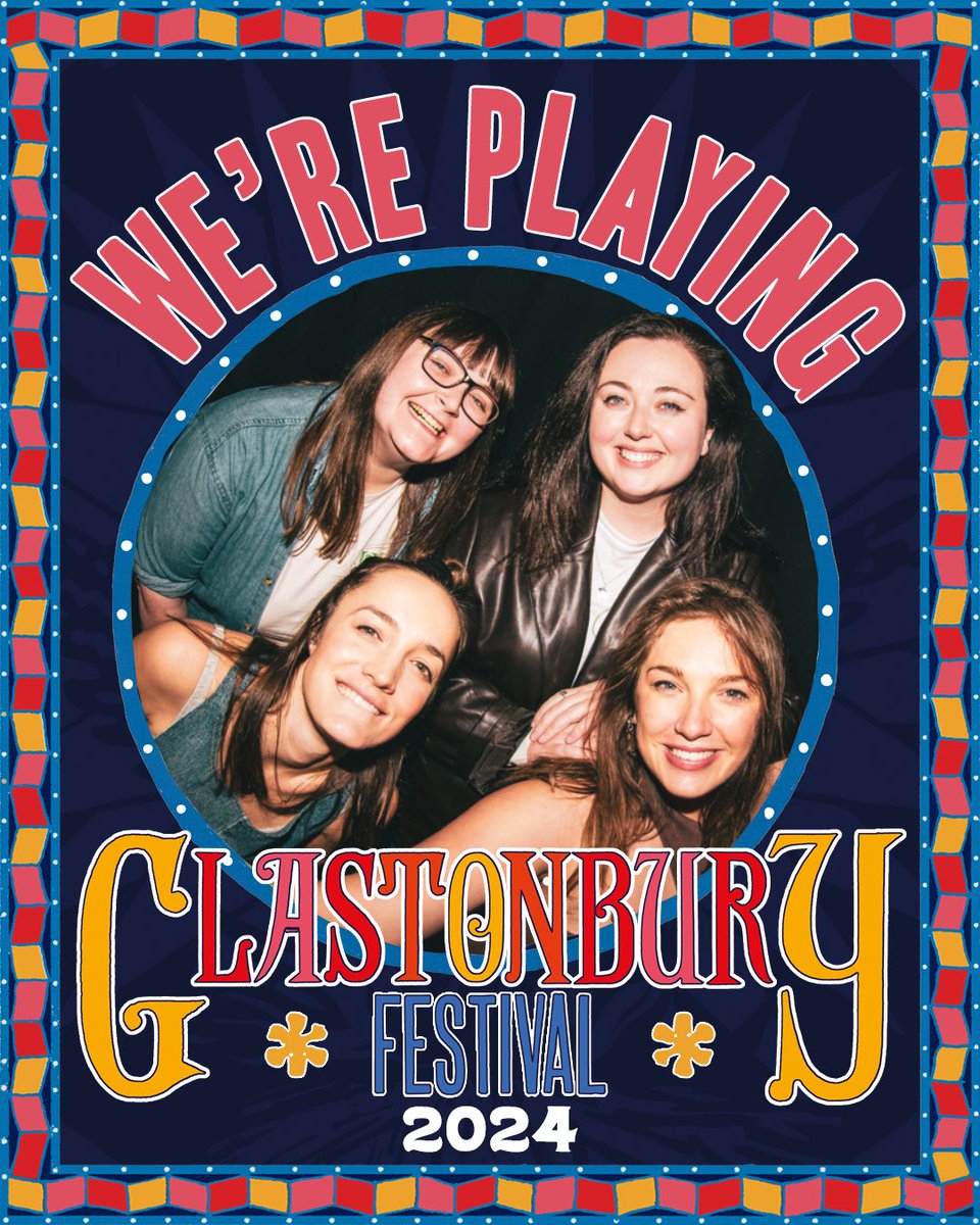 The Deep Blue (@thedeepblue_) on Twitter photo WE’RE PLAYING GLASTONBURY!!!! Since we started this band it’s been a dream to perform at Glasto & can’t believe it’s gonna be happening in just a few months 🚀 Field of Avalon stage on Friday afternoon ~ see ya there!!!! 🌟
<a href="/glastonbury/">Glastonbury Festival</a> <a href="/FieldOfAvalon/">Field Of Avalon</a>
#Glastonbury WE’RE PLAYING GLASTONBURY!!!! Since we started this band it’s been a dream to perform at Glasto & can’t believe it’s gonna be happening in just a few months 🚀 Field of Avalon stage on Friday afternoon ~ see ya there!!!! 🌟
<a href="/glastonbury/">Glastonbury Festival</a> <a href="/FieldOfAvalon/">Field Of Avalon</a>
#Glastonbury