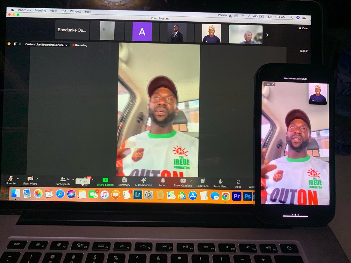 Mo_ogunlende's tweet image. With immense joy, I joined the vibrant Lagos Central Youth, honored to be a speaker at their annual webinar. Accompanied by the esteemed Minister of State for Youth Development, Ayodele Olawande, and other distinguished voices, we were hosted by the Nigerian Youth Parliament…