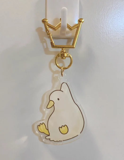 つままれアヒルのもふさんアクキーができました!こちらもデザフェス59で販売の予定です#デザフェス59 #designfesta 