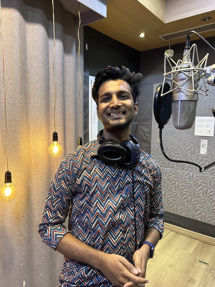 There you go @ishaannigamofcl recording his next with #tantramusicofficial a fun romantic song, and all you gotta say is #RamaHayeRama #comingsoon