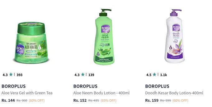 Myntra Limited Period Deals 💥💥

Myglamm Products @ 75% off 
👉myntr.in/cvzG2z

Renee Products @ 70% off
👉myntr.in/XahBrs

Mcaffeine Products @ 60% off
👉 myntr.in/aZQQT5

Vaseline Aloe Fresh Body Lotion - 400 ml @ 50% off
👉Link: myntr.in/1CRTWX