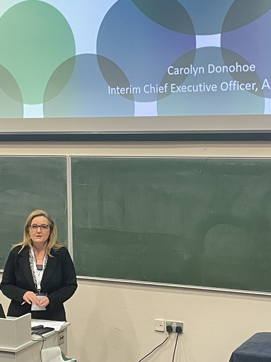 Next speaker at the AHEAD project launch @DCUSNPCH from @NMBI_ie is Carolyn Donohue