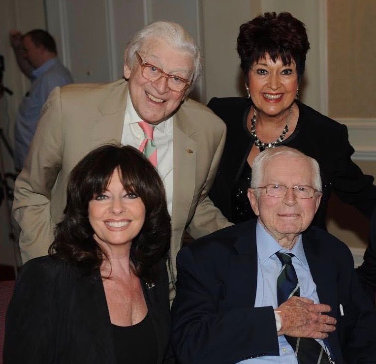 vickimichelle's tweet photo. Happy Heavenly Birthday Lovely Ruth Madoc. Fab actress and gorgeous lady. Loved as Gladys Pugh. Wonderful memory at a heritage event with Jimmy Perry OBE and David Croft OBE #RuthMadoc #HideHi #LittleBritain @BenidormTVshow #HelloCampers @Lady_Ratlings #TuesdayFeeling https://t.co/A4GHyWusBh