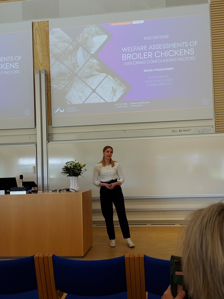 Animal behaviour, stress and welfare - AU (@bsw_anivet) on Twitter photo Highly relevant and well presented PhD thesis by <a href="/RasmussenSigga/">Sigga Rasmussen</a> on confounding factors for welfare assessment of broiler chickens 🐔 with ~ 70 billion birds produced/year globally #animalwelfare Highly relevant and well presented PhD thesis by <a href="/RasmussenSigga/">Sigga Rasmussen</a> on confounding factors for welfare assessment of broiler chickens 🐔 with ~ 70 billion birds produced/year globally #animalwelfare