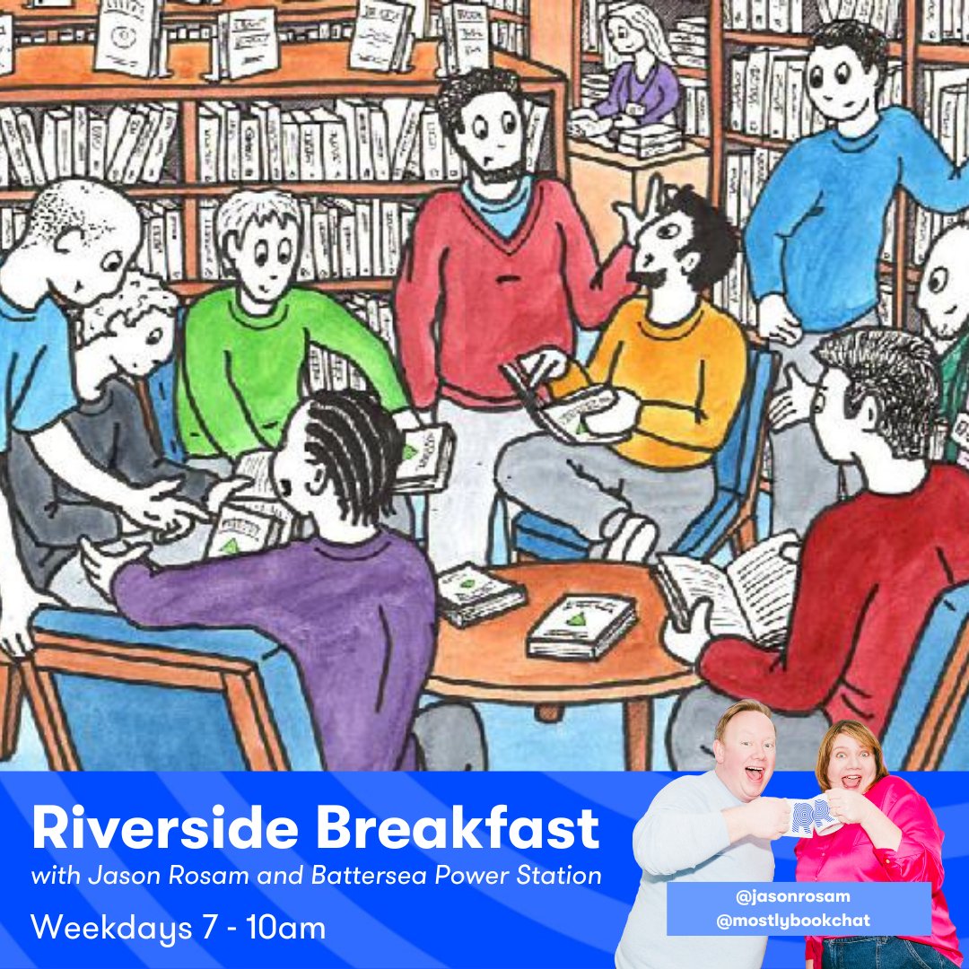 It's #CharityTuesday on Riverside Breakfast! Great to chat with Sarah Turvey OBE - director of @giveabookorg's Prison Reading Groups (@PRG_UK) Find out more about Give A Book & Prison Reading Groups...here 👇 giveabook.org.uk prisonreadinggroups.org.uk