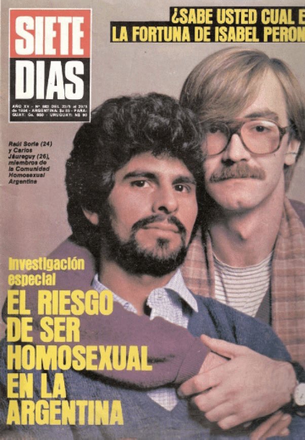 El 16 de abril de 1984 nace la CHA (Comunidad Homosexual Argentina), organización que integré desde mediados de 1984 hasta 1987. Celebrar sus 40 años es memoria, orgullo y pesar en los primeros pasos q dimos como colectivo LGTBI en la Argentina, después de la dictadura #LaPeco🐞