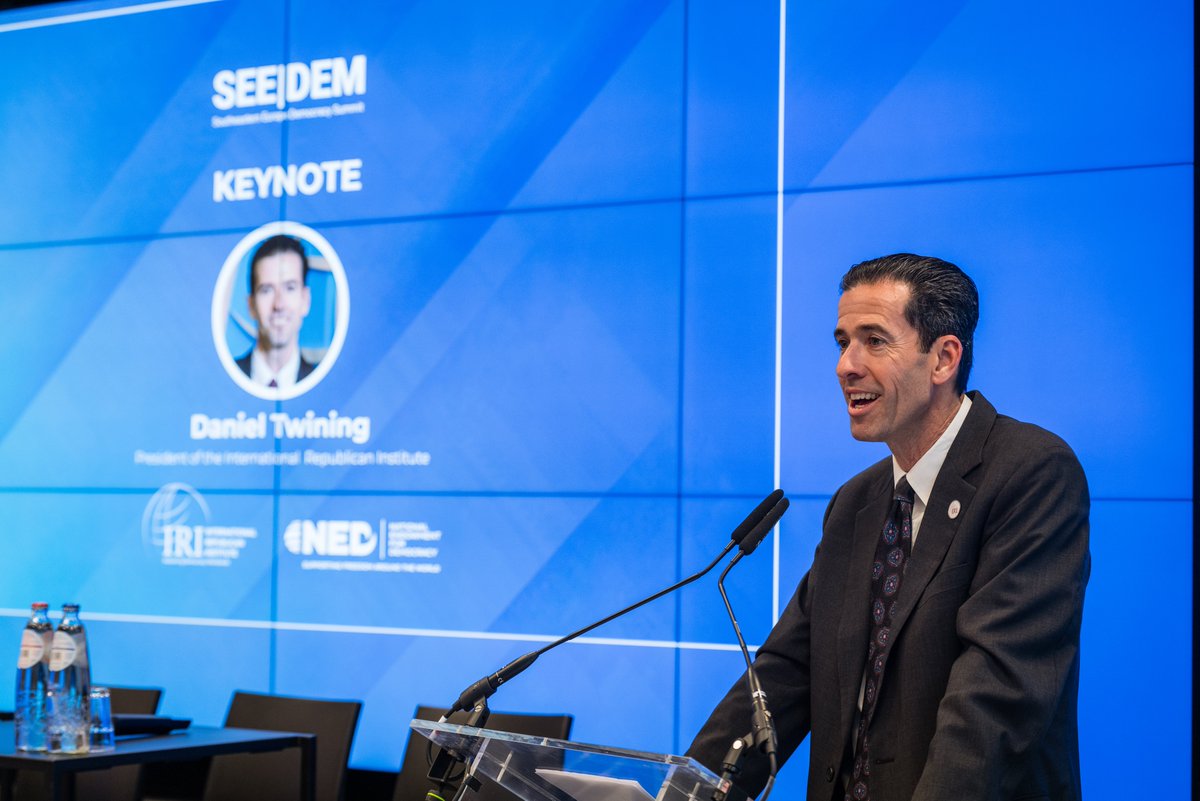 "The invasion of Ukraine by Russia serves as a stark reminder of the costs we bear when we allow security and democracy vacuums to emerge at our borders. It underscores the crucial need to integrate not only the Western Balkans but also Ukraine and Moldova." <a href="/DCTwining/">Daniel Twining</a> <a href="/IRIglobal/">International Republican Institute</a>