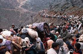 2024 Filistin (Gazze) - 1991 (İran-Irak ) Büyük Kürt Göçü