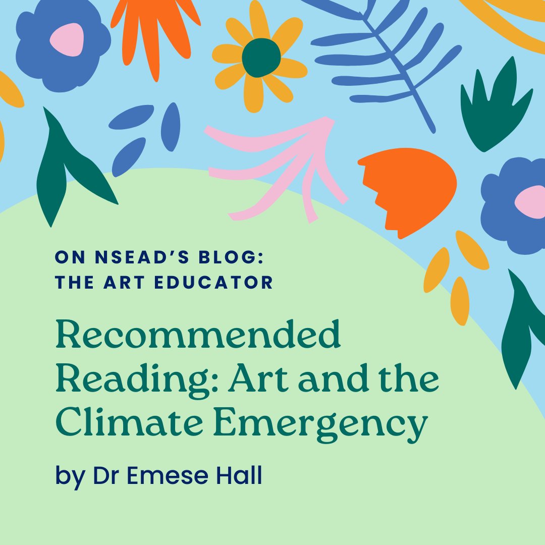 Today is #EarthDay 🌎 We're delighted to re-share our blog 'Recommended Reading: Art and the Climate Emergency' by Dr Emese Hall. These essential books will inform your knowledge, understanding and art education practice. Read the blog: nsead.org/publications/b……