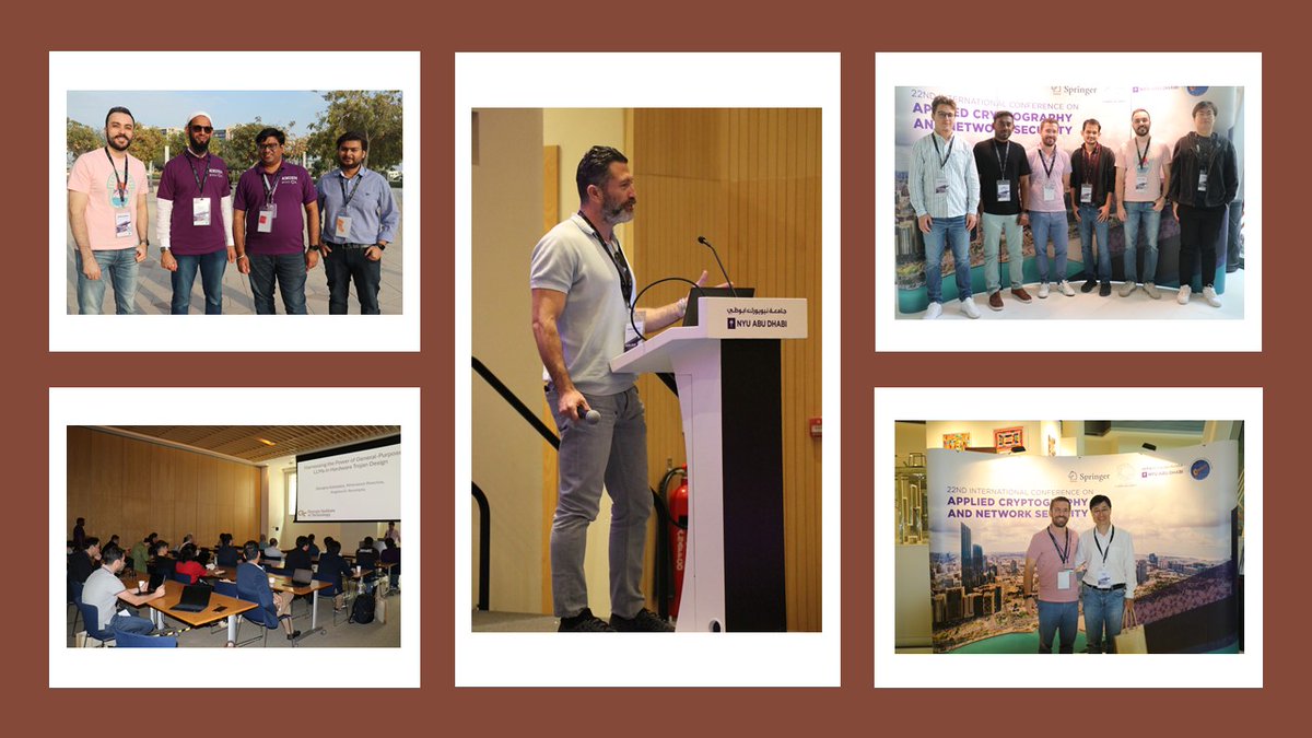 Reflecting on the successful ACNS'24 conference held one month ago! Thanks to all speakers, participants, sponsors, and organizers for their invaluable contributions to this enriching event. #ACNS24 #Cryptography #NetworkSecurity #Cybersecurity #ThankYou