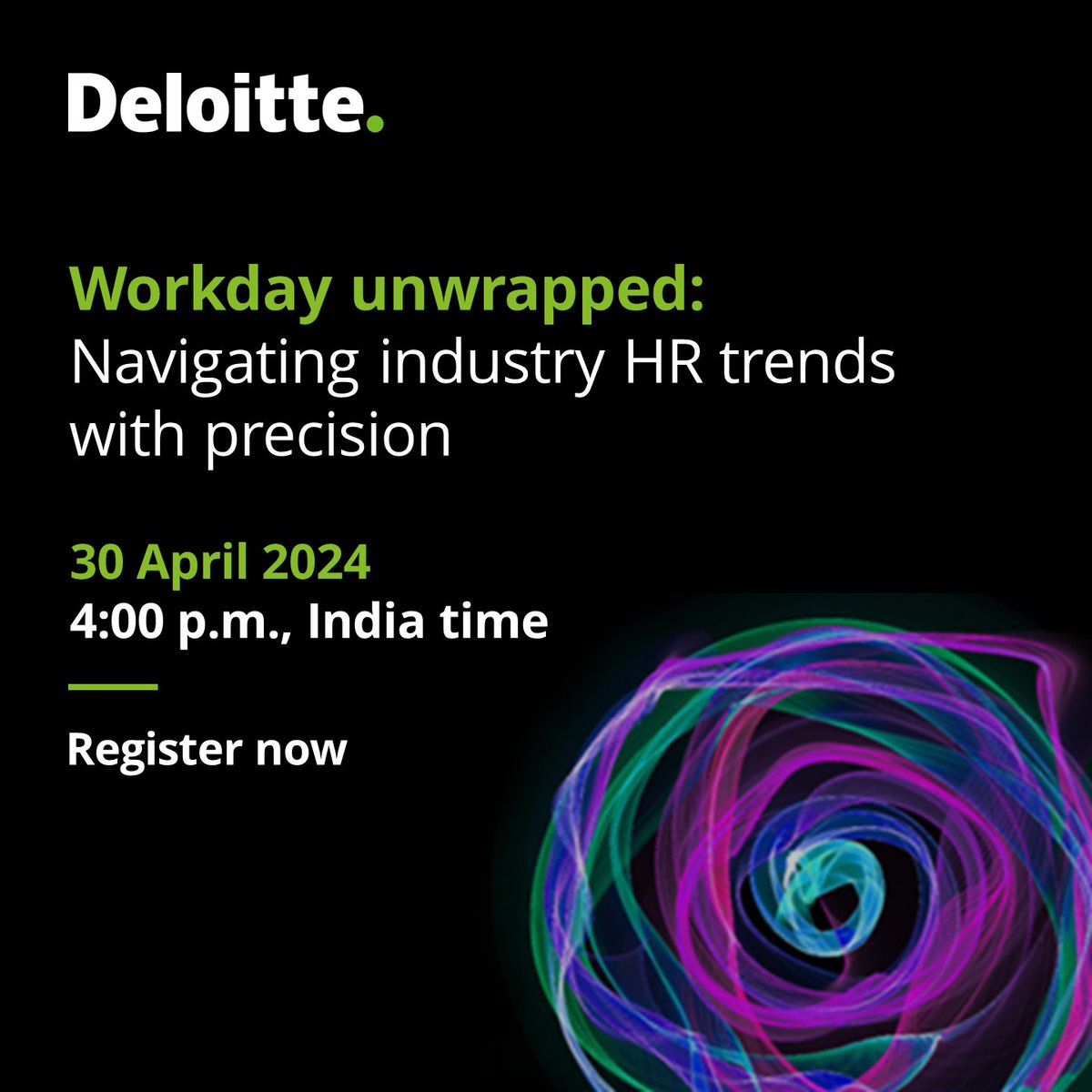 Join us for our upcoming #HR eminence session where we'll dive deep into the latest #HRtrends and explore how Workday's cutting-edge features in the latest “Workday Release” can help you navigate these trends effectively. 
Register: deloi.tt/3xNrMsY
#Workday