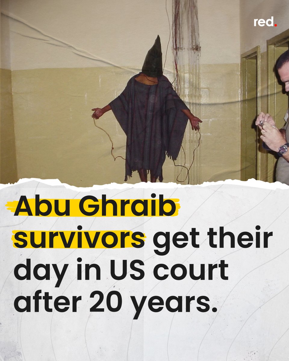 After two decades awaiting justice, victims of the Abu Ghraib torture scandal will have their day in court, but not against the real culprit, the US government. The trial begins against the military contractor, which was involved in the torture during the US Iraq-occupation. 🧵