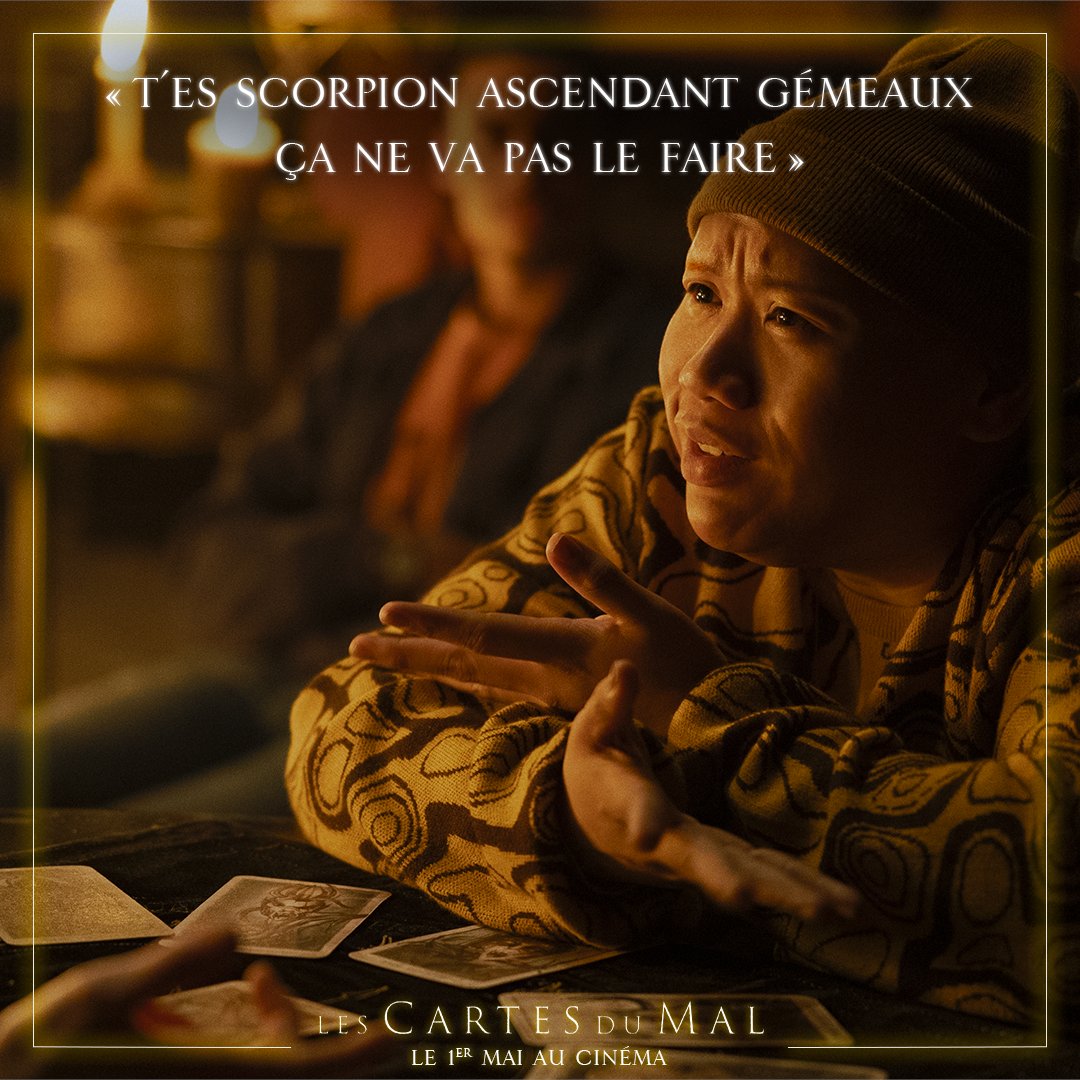 Scorpion ascendant gémeaux 😨😨😨 Découvrez Les Cartes du Mal, le 1er mai au cinéma. #LesCartesDuMalLeFilm