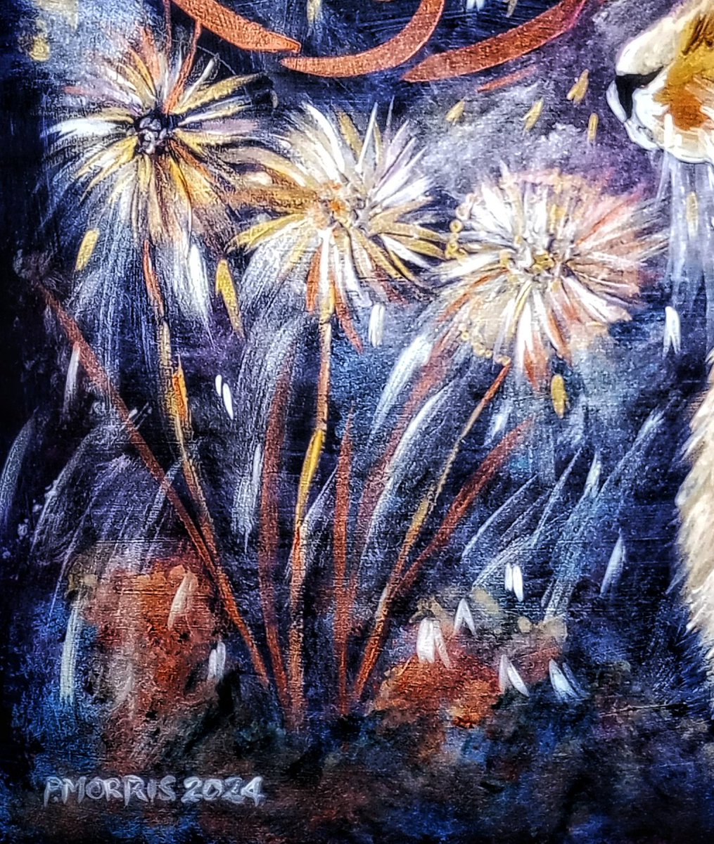 MogRagga's tweet photo. Good morning.
I finally finished this piece. Painting is slow at the moment. Each piece is taking its own sweet time to emerge.
The editing has ground to a halt and I'll have to find my motivation.
Take care.🤗
#MHHSBD #OriginalArt #Whimsical #WildHare https://t.co/sk5zvGKAeP