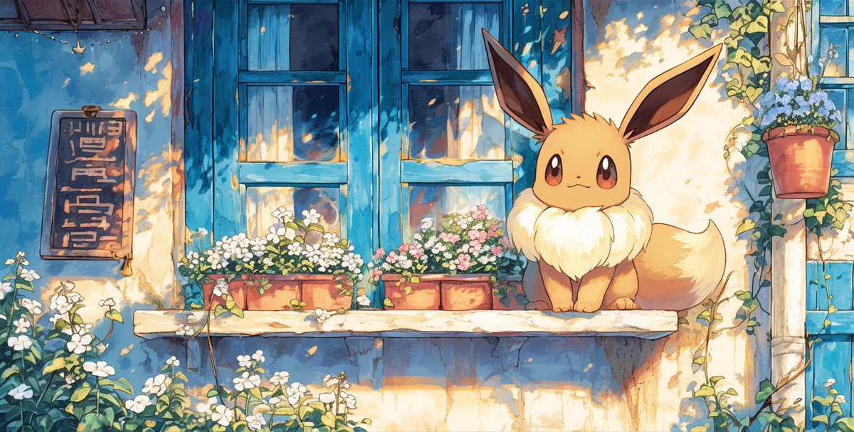 Eevee staying at home