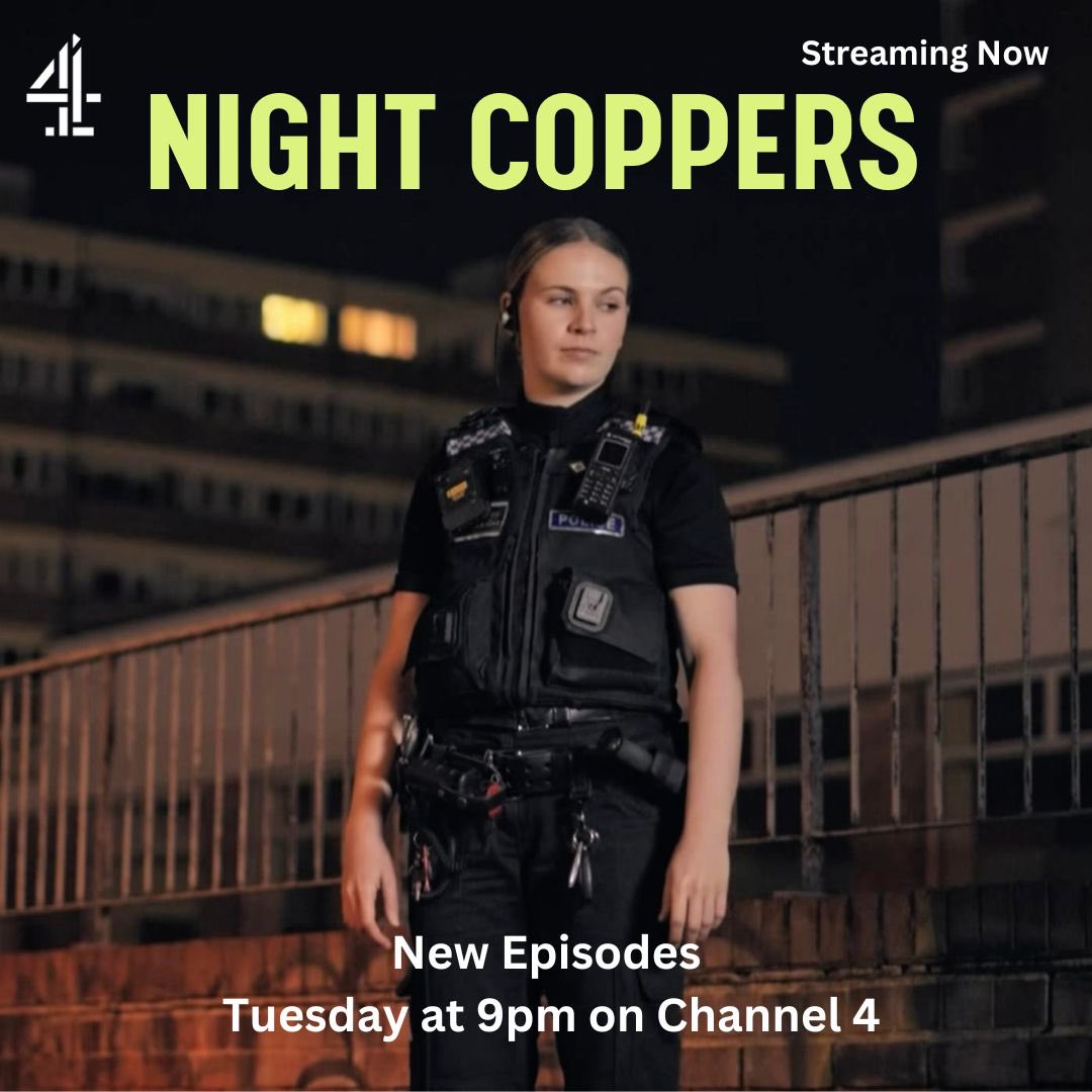 #NewEpisodeAlert 🚨 Night Coppers continues tonight at 9pm on @Channel4 📺 #NightCoppers #Streaming #TellyTonight #Channel4 #sussexpolice