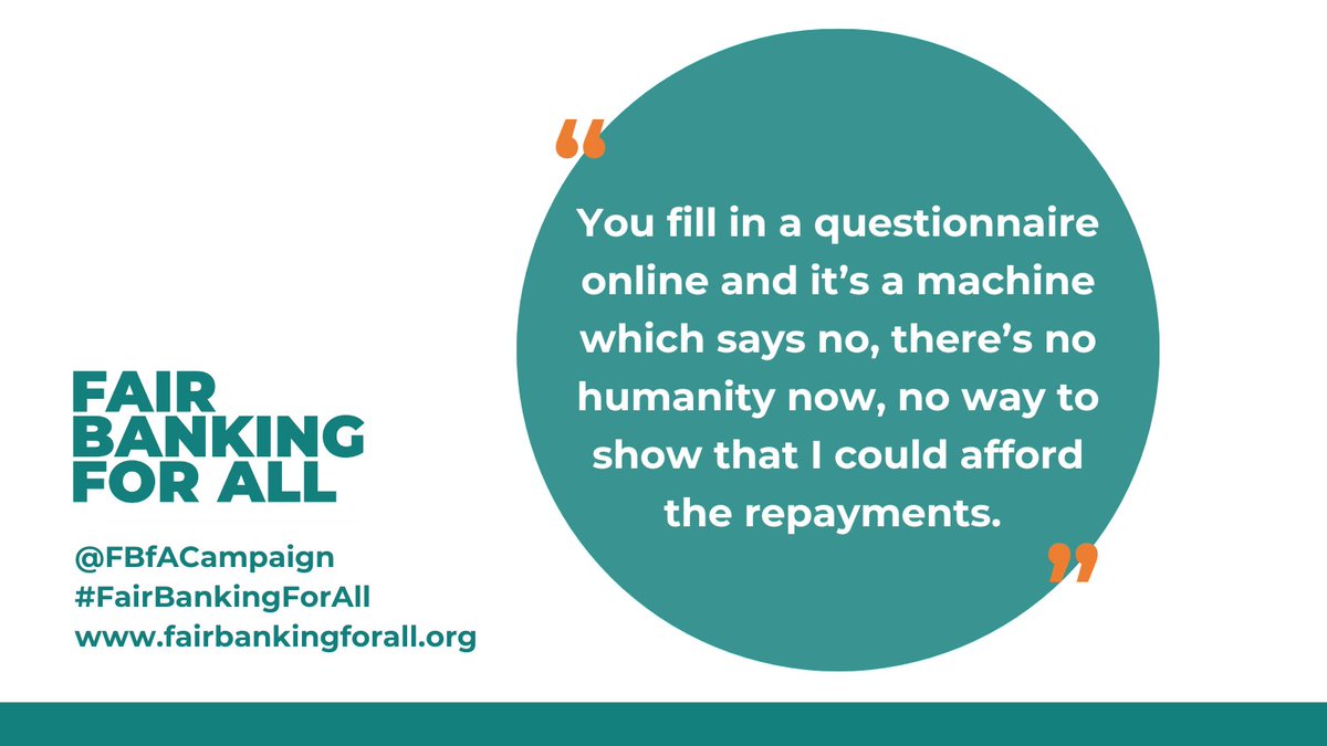 We've spoken to many people who have been instantly rejected by mainstream credit providers because of their credit score.

#CDFIs & #creditunions are often able to look beyond this, taking the time to better understand people's circumstances and needs.

independent.co.uk/life-style/cre…