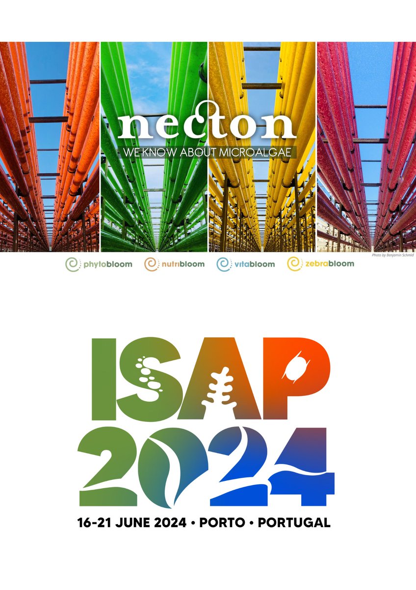 PhytoBloom - Microalgae by Necton is a Silver Sponsor for #ISAP2024!🌟 👉 Check the sponsorship packages at isap2024.com/sponsorship @ISAP_Phycology #CIIMARevents #Phycology #MicroalgalBiotechnology