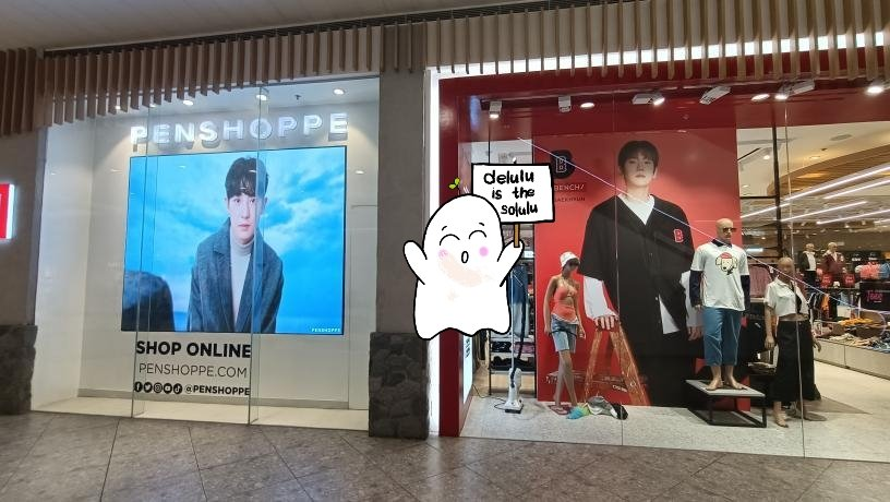 baegdough's tweet photo. PENSHOPEE AND BENCH ARE CHANBAEKING FR https://t.co/4yMEqnx5Ol