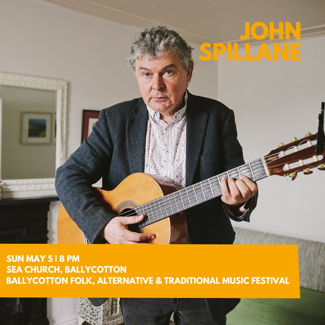 I'm delighted to be returning to #seachurchballycotton for the Ballycotton Folk, Alternative & Traditional Music Festival this year! Sunday May 5th, 8pm, grab your tickets here: seachurch.ie/event/john-spi…