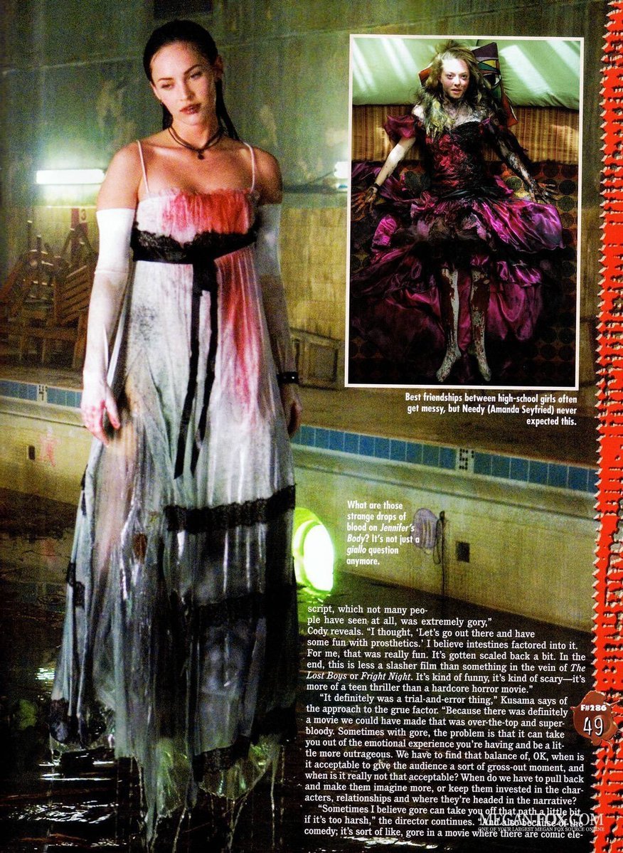 TheCinesthetic's tweet image. fangoria: the jennifer’s body issue, 2009