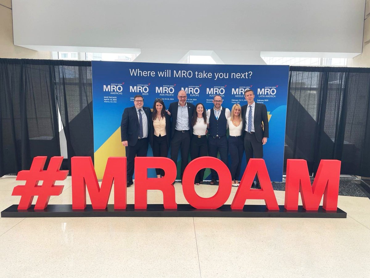 We had a great time at the MRO Americas event last week, in Chicago, USA! ✈️ A fantastic opportunity to connect with our partners and other industry leaders in aviation trade. 

See you at the next one! 😆

#mroam #avtrade #mroamericas #networking #innovation