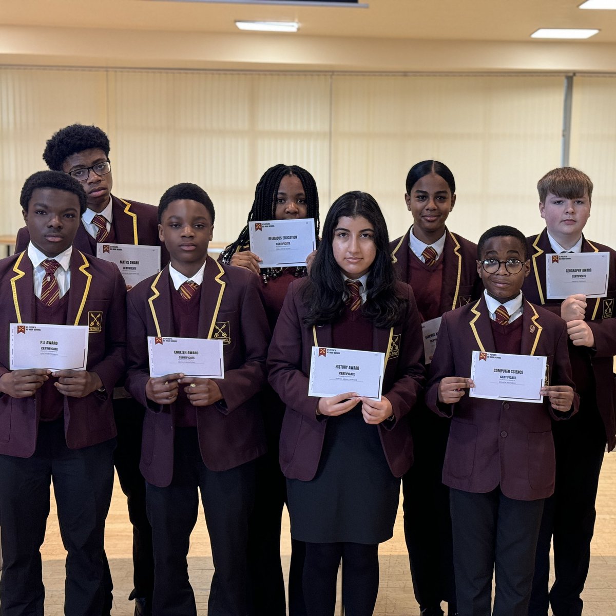 Congratulations to our Year 8 Award Winners today. #strivingforexcellence