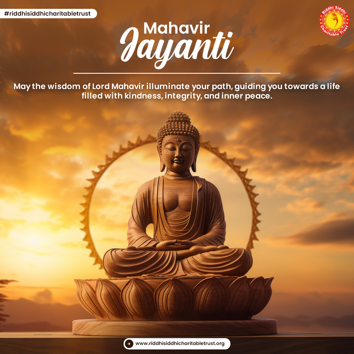 May the teachings of Lord Mahavir inspire us to live a life of truth, non-violence and righteousness. Happy Mahavir Jayanti! . . #teachings #blessings #jainreligion #mahavir #spiritual #faith #Lord #Mahavir #inspire #live #life #truth