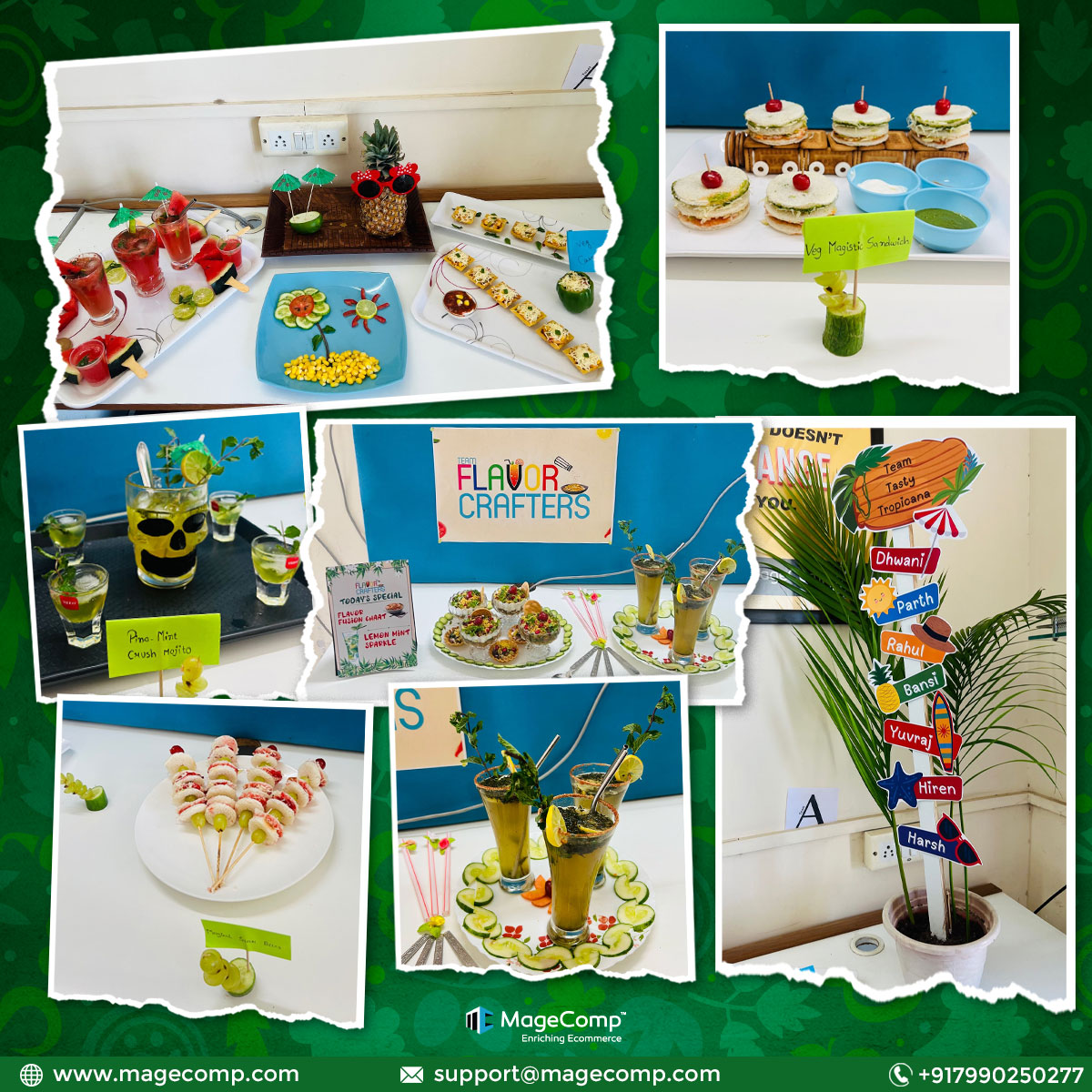 theMageComp's tweet image. MageComp hosted an epic “No Fire Cooking Competition”🍽️

From mouthwatering dishes🥪to refreshing drinks🍹, our kitchen was buzzing with innovation.

🏆The winning team was treated to a delectable lunch as a token of appreciation.

#nofirecooking #cookingcompetition #foodfiesta