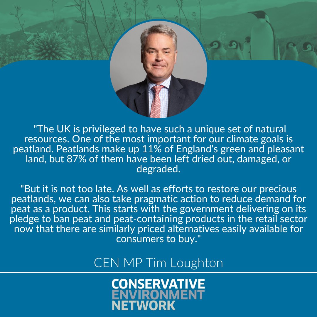 🛒 CEN MP @timloughton outlines why this important ban on the sale of peat won't affect amateur gardeners: 'There are similarly priced alternatives easily available for consumers to buy.'