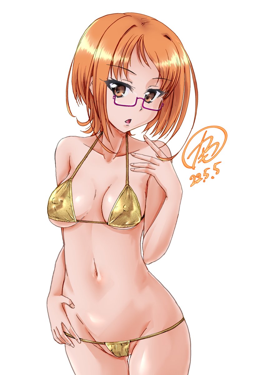 #気温が高いので気が早いが水着絵が見たい 