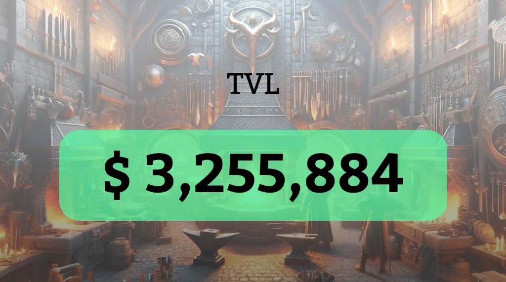 Thank you Adventurers! Our Total TVL is updated Many adventurers have joined us on our journey. It's not too late for you to join them.