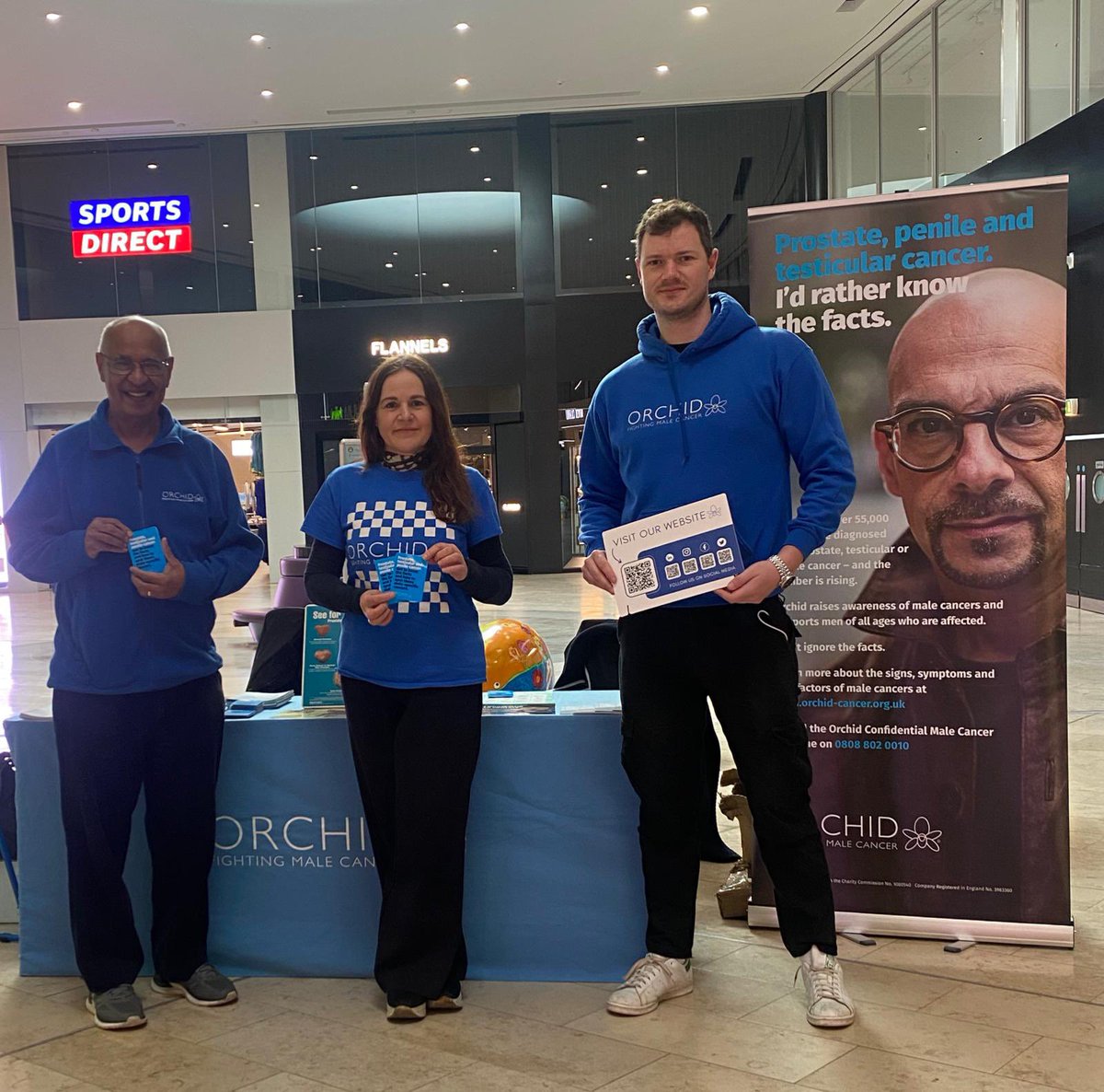 The Male Cancer Roadshows continue!✨ Find us at Houndshill Shopping Centre in Blackpool until 4:30pm today! 🗺️ 17 Victoria St, Blackpool, FY1 4HU