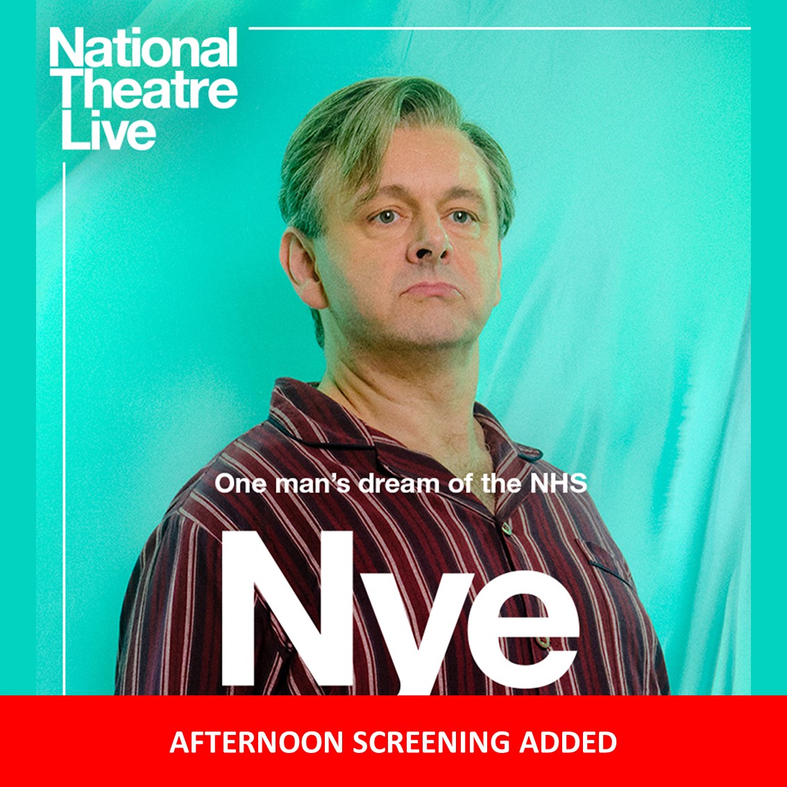Nye, a new play by Tim Price and directed by Rufus Norris will be shown on our big screen on 16 May at 2pm cranleigharts.org/event/nt-live-… Michael Sheen plays Nye Bevan in a surreal and spectacular journey through the life and legacy of the man who created the NHS. From @NationalTheatre