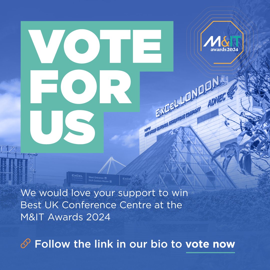 There's just ONE week left to vote (for us, ideally!) Click the link in our bio or head here: mitawards.co.uk/voting #ExCeLLondon #MITAwards @meetpie