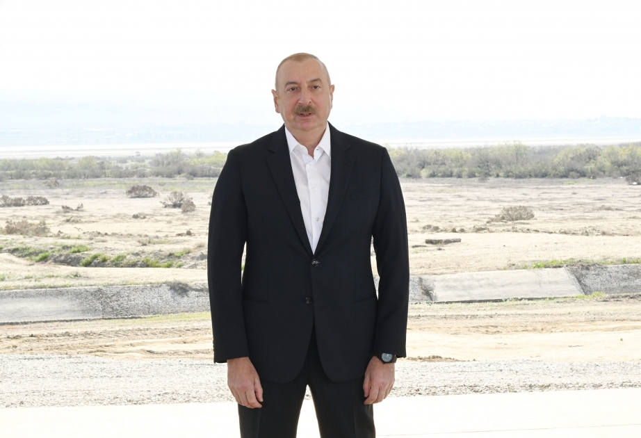 President Ilham Aliyev: Among infrastructure projects implemented in Azerbaijan in recent years, Shirvan irrigation canal holds special importance azertag.az/en/xeber/presi…