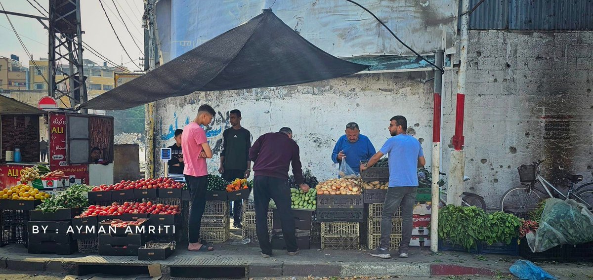 Market scenes, Northern Gaza.
Today, April 16.

@UNRWA.