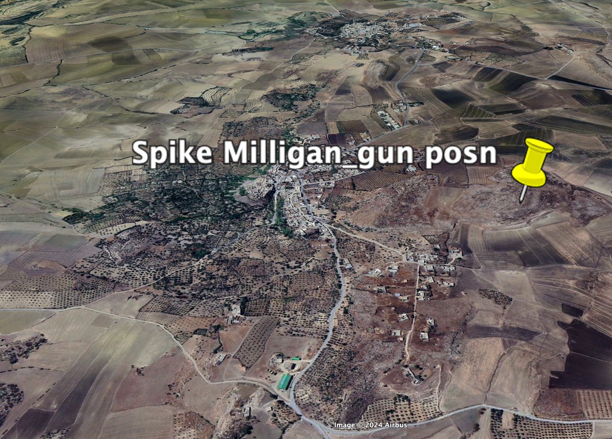 Spike Milligan's birthday today. He was 25 #OTD 1943. He was here, Djebel Chaouach, he slept in the Roman caves on the cliff. 'I asked the guns to fire a 21 gun salute, they said 'happy birthday, piss-off'...' Must visit one day! @goonchild4 @almurray @goonshowpod #Tunisia81😉