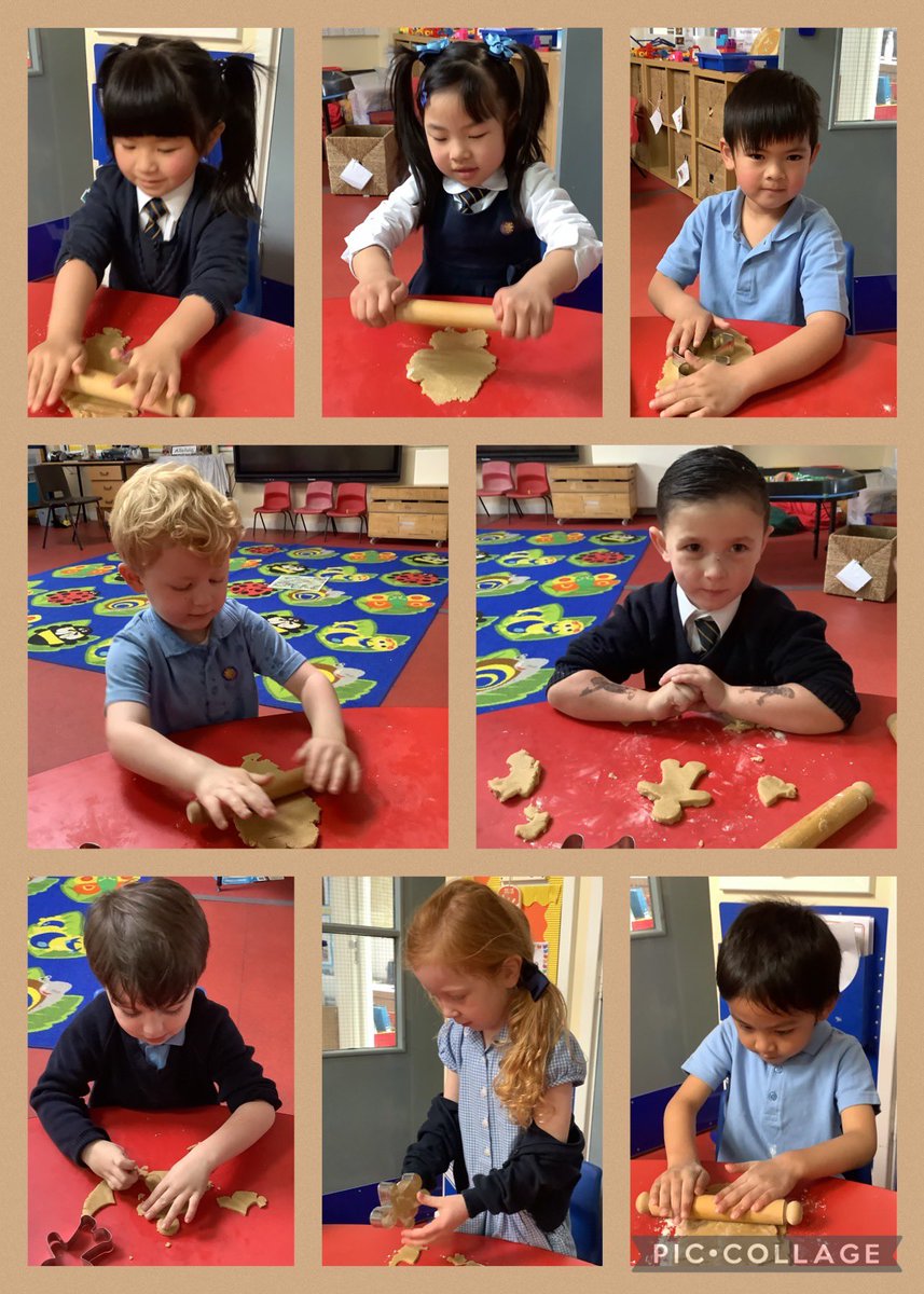 Reception had a very busy week last week we learnt all about The Gingerbread man. We had lots of fun activities including writing and counting and also playing in the bakery and even making our own gingerbread men they tasted delicious @OurLadyandAllS1