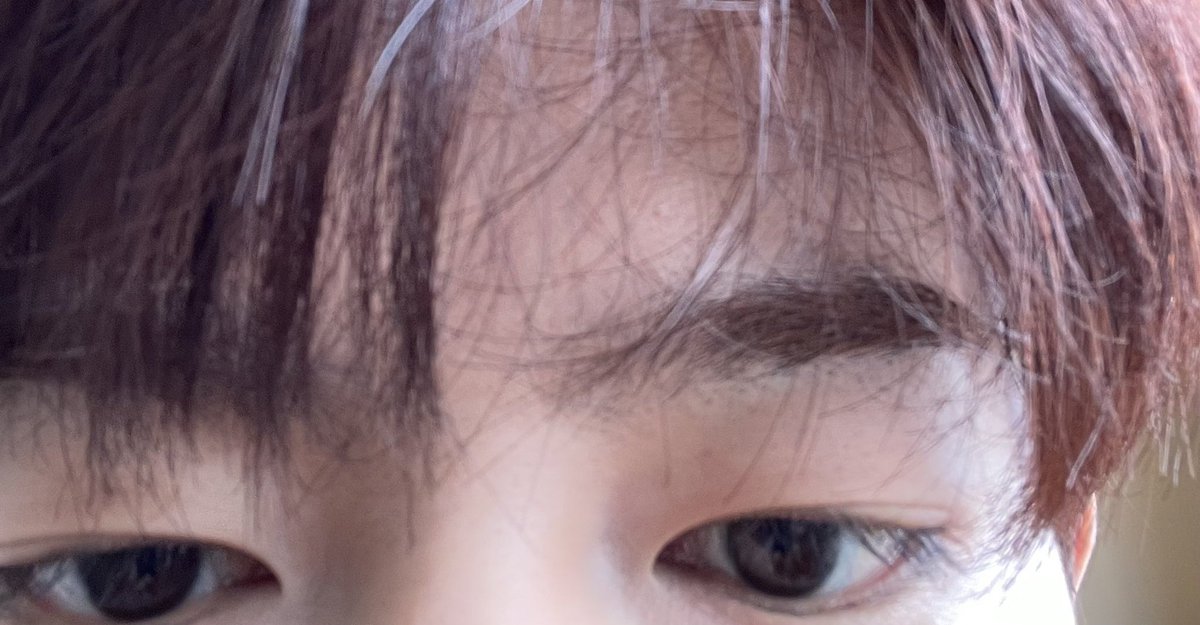 category is zhang hao sending us his pretty boba eyes and eyebrows meal on bubble 🥺💞💞